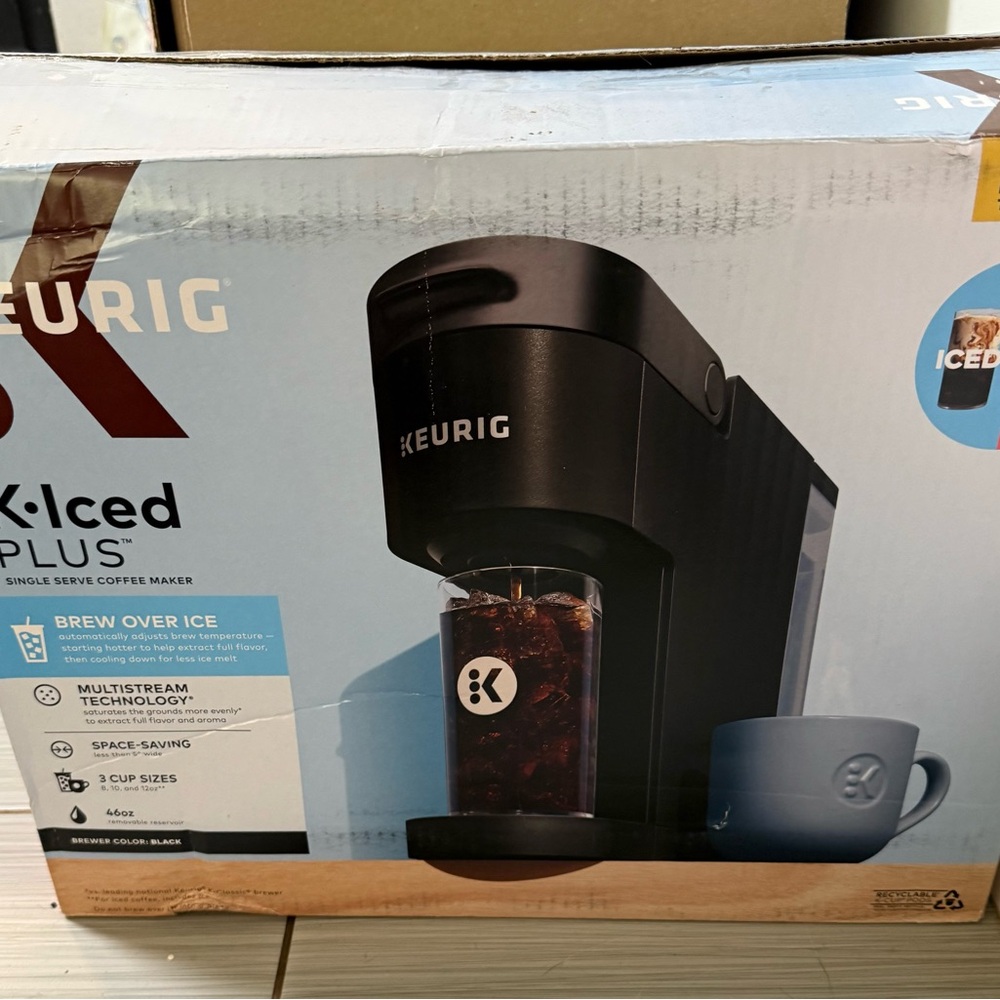 Keurig K-Iced Plus Coffee Maker in Black